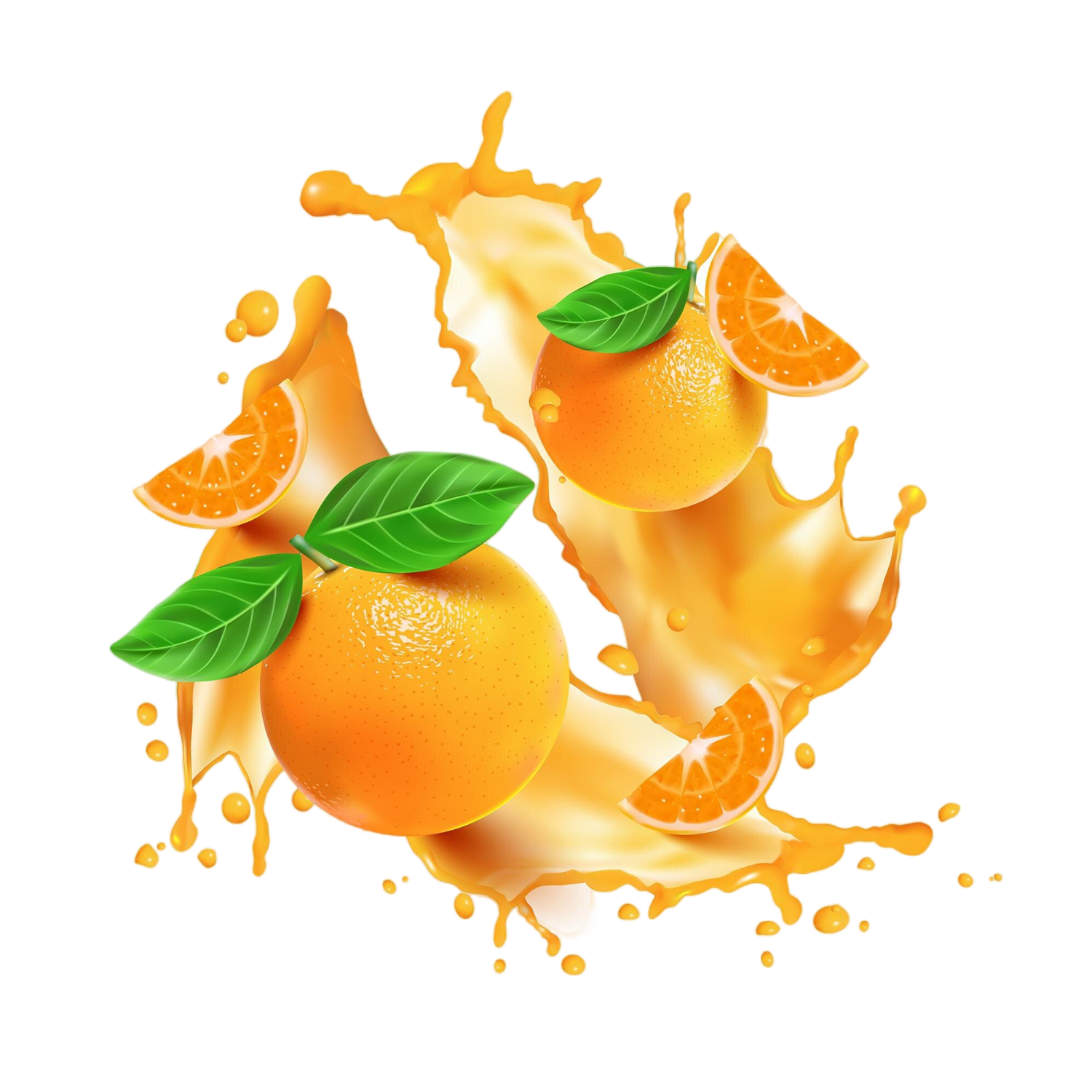 realistic-orange-splash-fruit