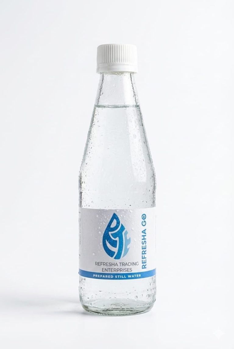 Custom Branded Still Water 500ml Champagne Bottle Case of 50